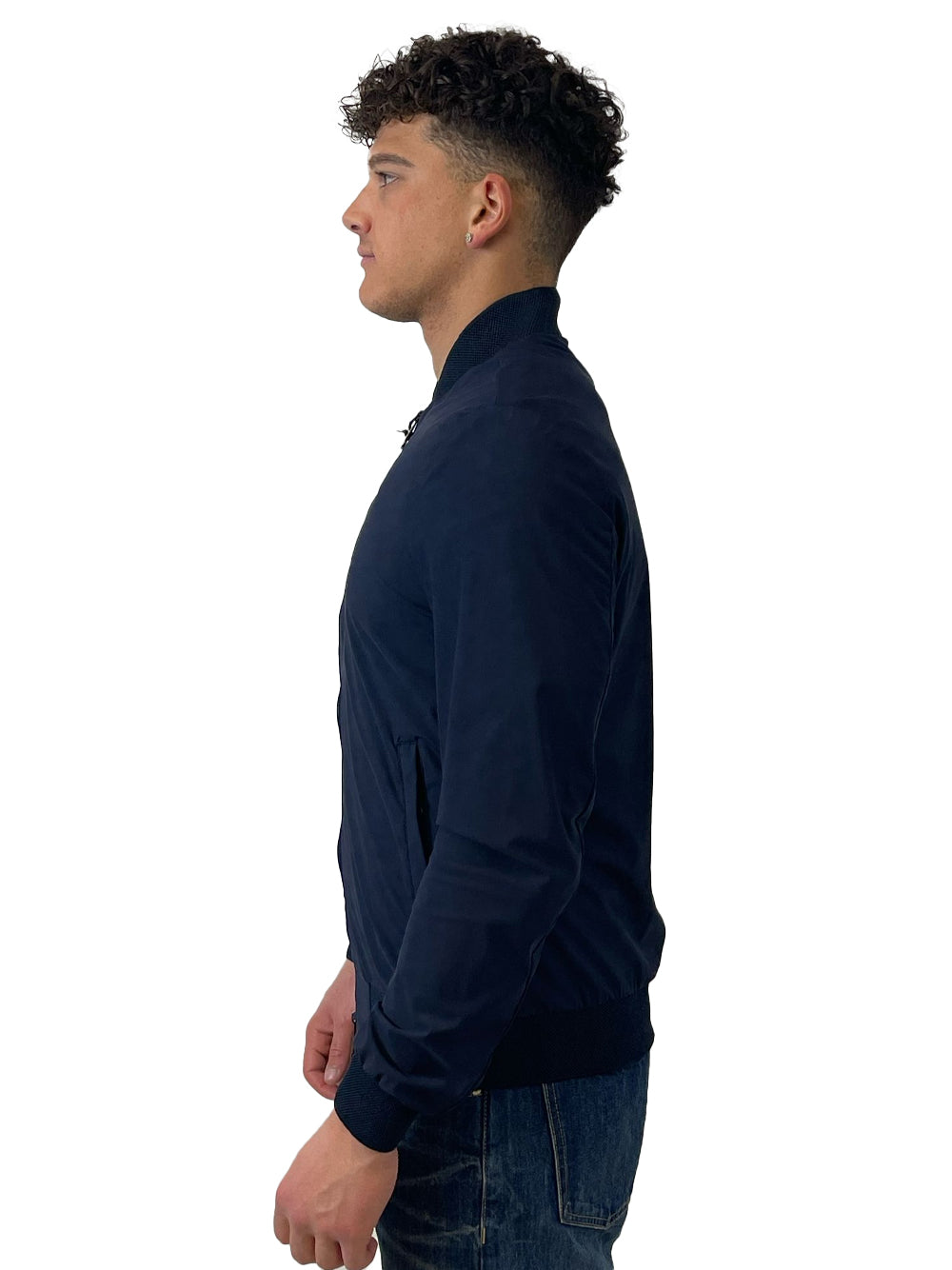 DIKTAT BOMBER NYLON  DK87941 BLU NOTTE