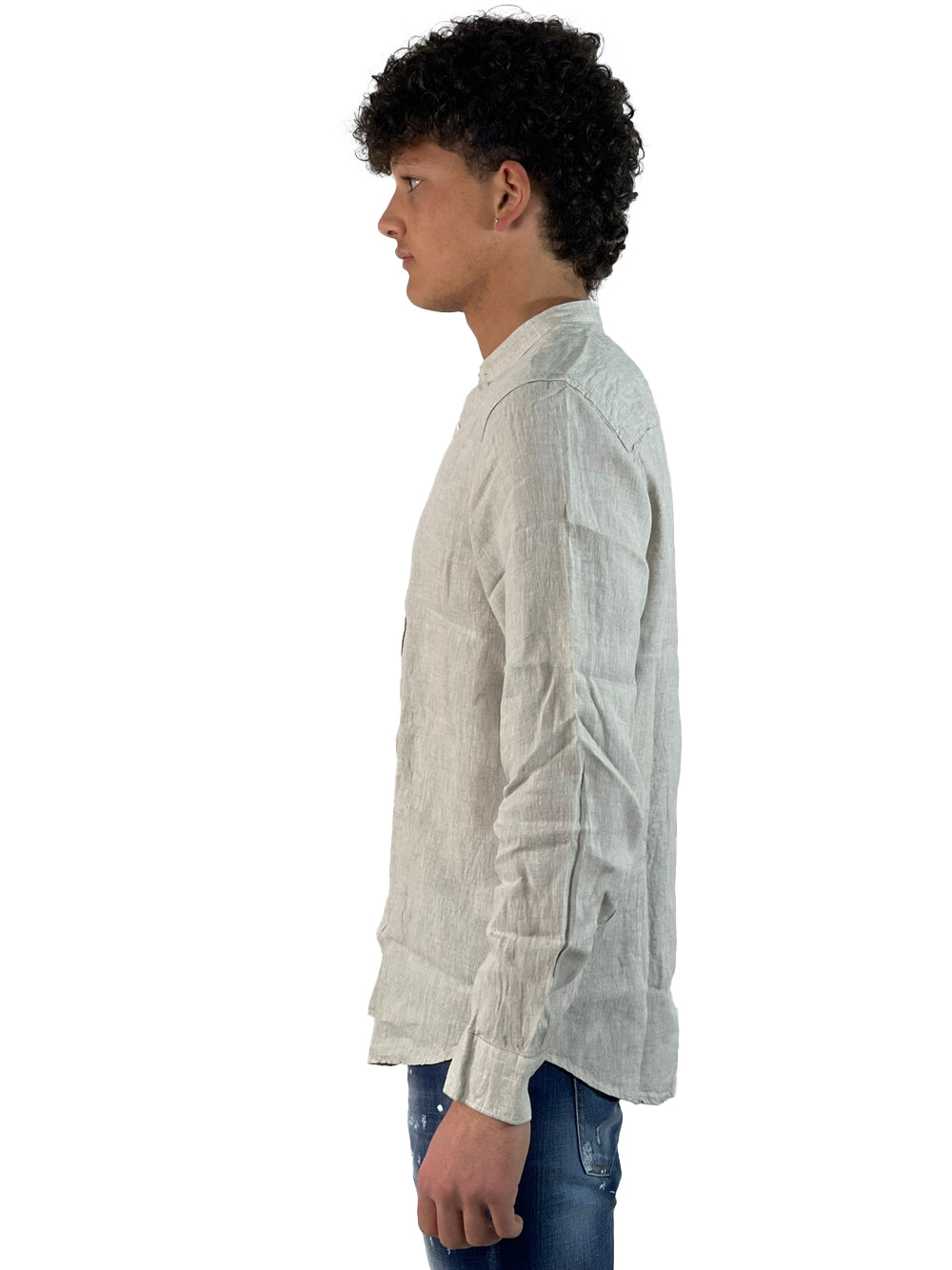 GIANNI LUPO CAMICIA BEIGE GL7620