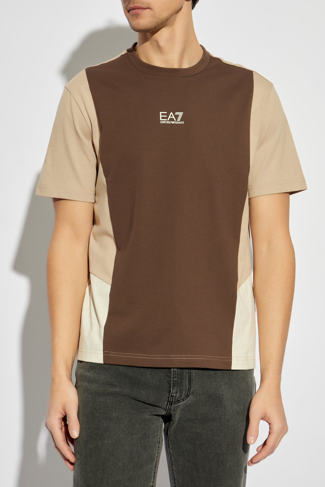 ARMANI T-SHIRT 7M000276 AF12874 CHOCOLATE BROWN
