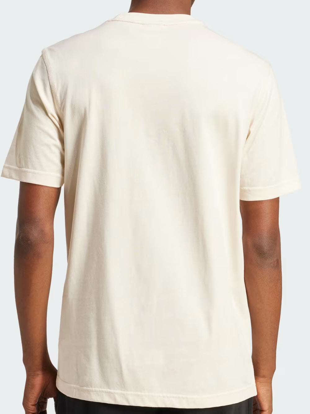 ADIDAS T-SHIRT TREFOIL ESSENTIALS BEIGE  JC9991