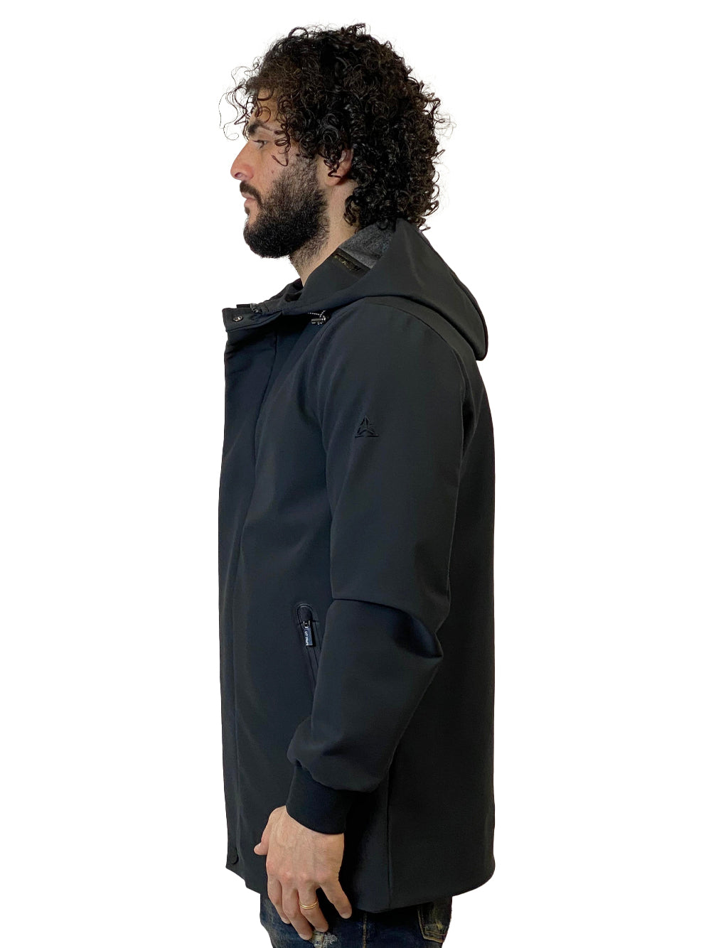 HESKIMO PARKA CAPPOTTO TECH BONDED NERO HE9440013