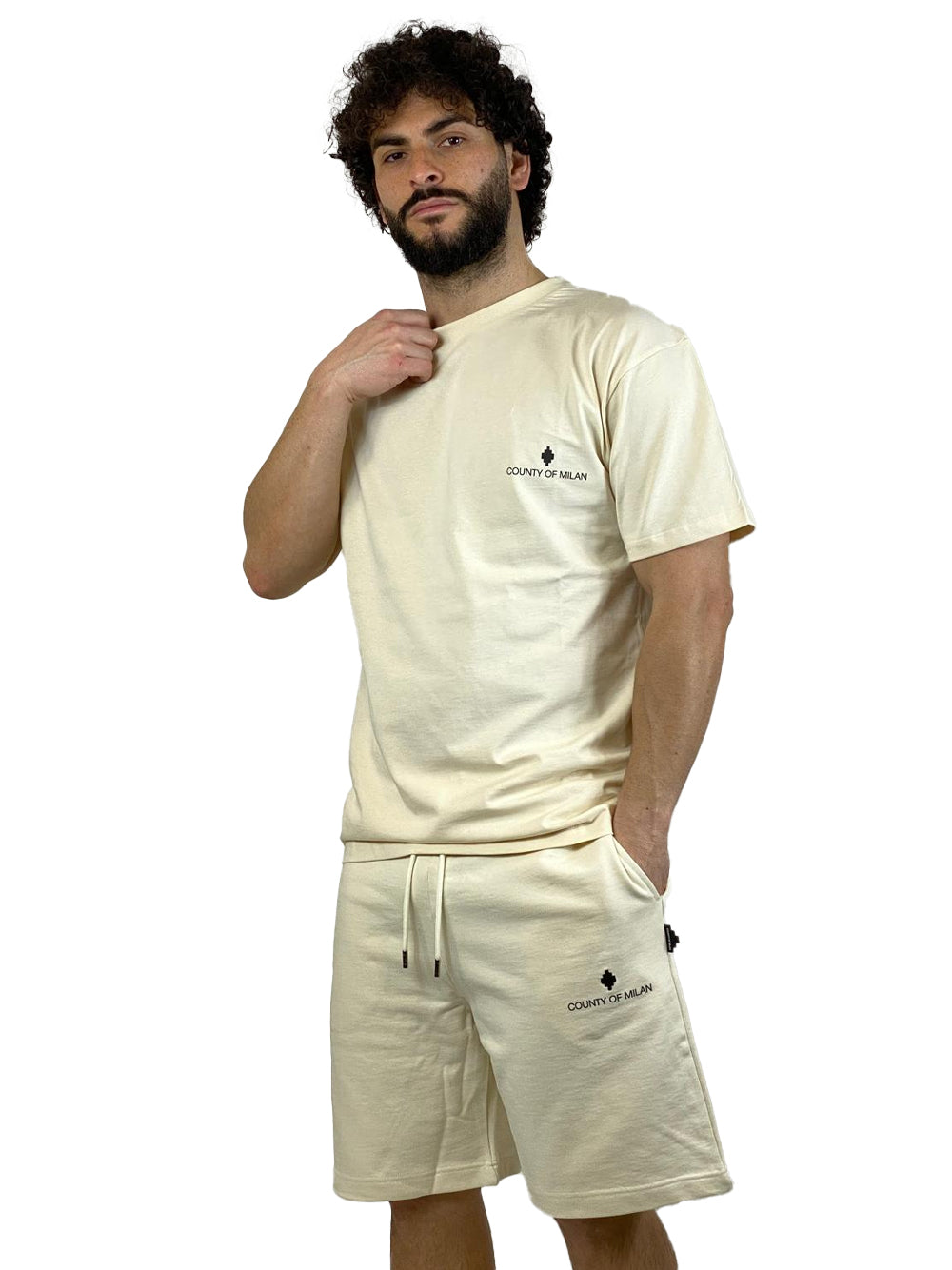 COUNTY OF MILAN BY MARCELO BURLON T-SHIRT S6CMMATH095