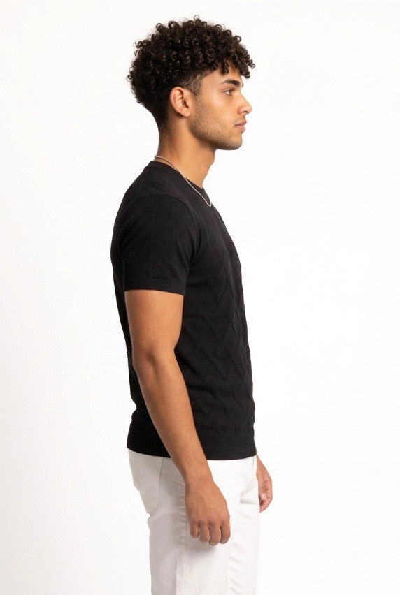 DIKTAT MAGLIA LOSANGHE DK17-019C NERA