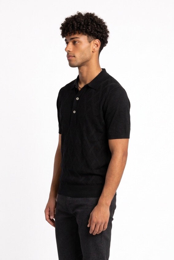 DIKTAT POLO LOSANGHE DK17-019B NERO