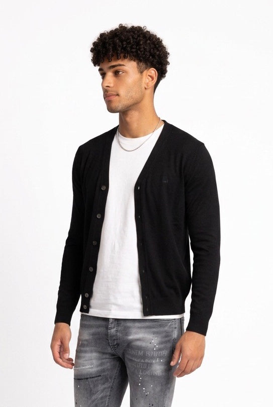 DIKTAT CARDIGAN LANA MERINO DK97062 NERO