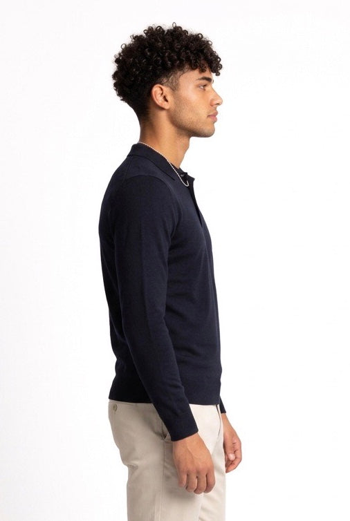 DIKTAT POLO LANA MERINO DK97083 BLU NOTTE