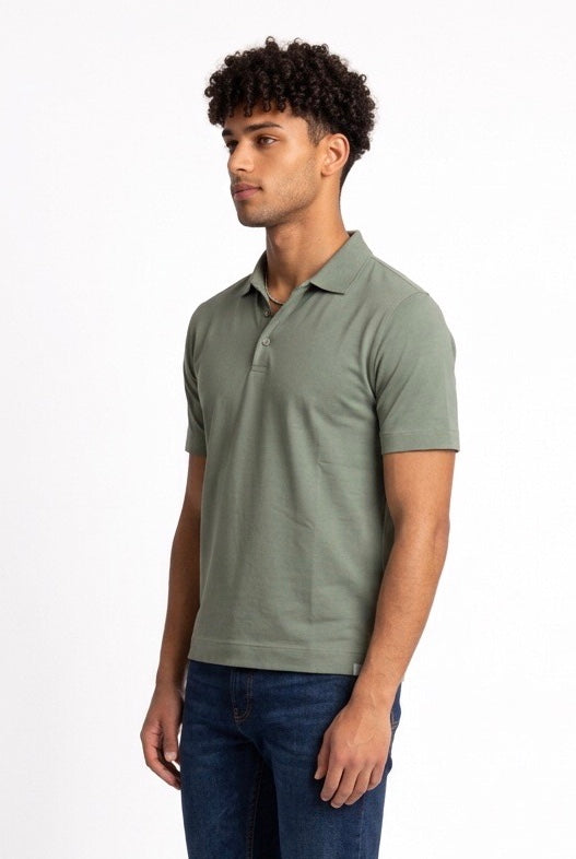 DIKTAT POLO COTONE SUPIMA DK87102 MILITARE