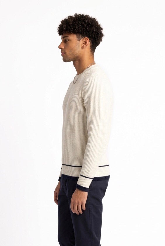 DIKTAT PULLOVER FONDO BLU DK77048