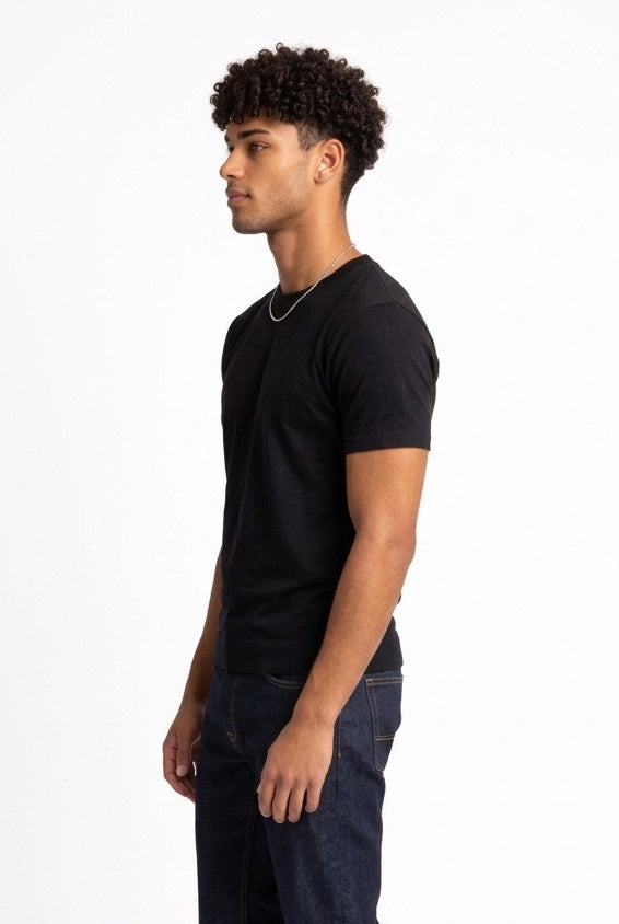 DIKTAT MAGLIA BLU NOTTE COTONE CREPE DK87003