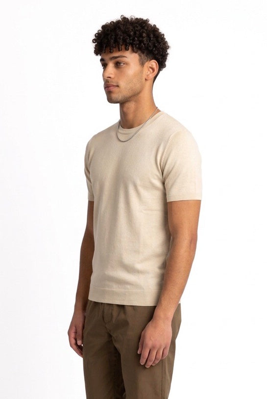 DIKTAT MAGLIA COTONE CREPE DK87003 SABBIA
