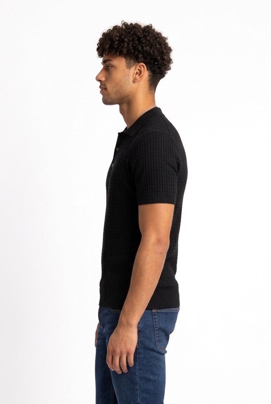 DIKTAT POLO CON TRAMA  DK87089 NERA