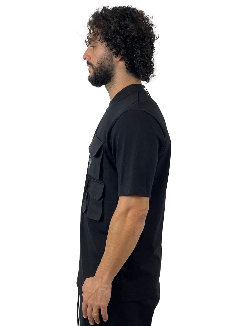 YES LONDON T-SHIRT NERO/NERO XM4208
