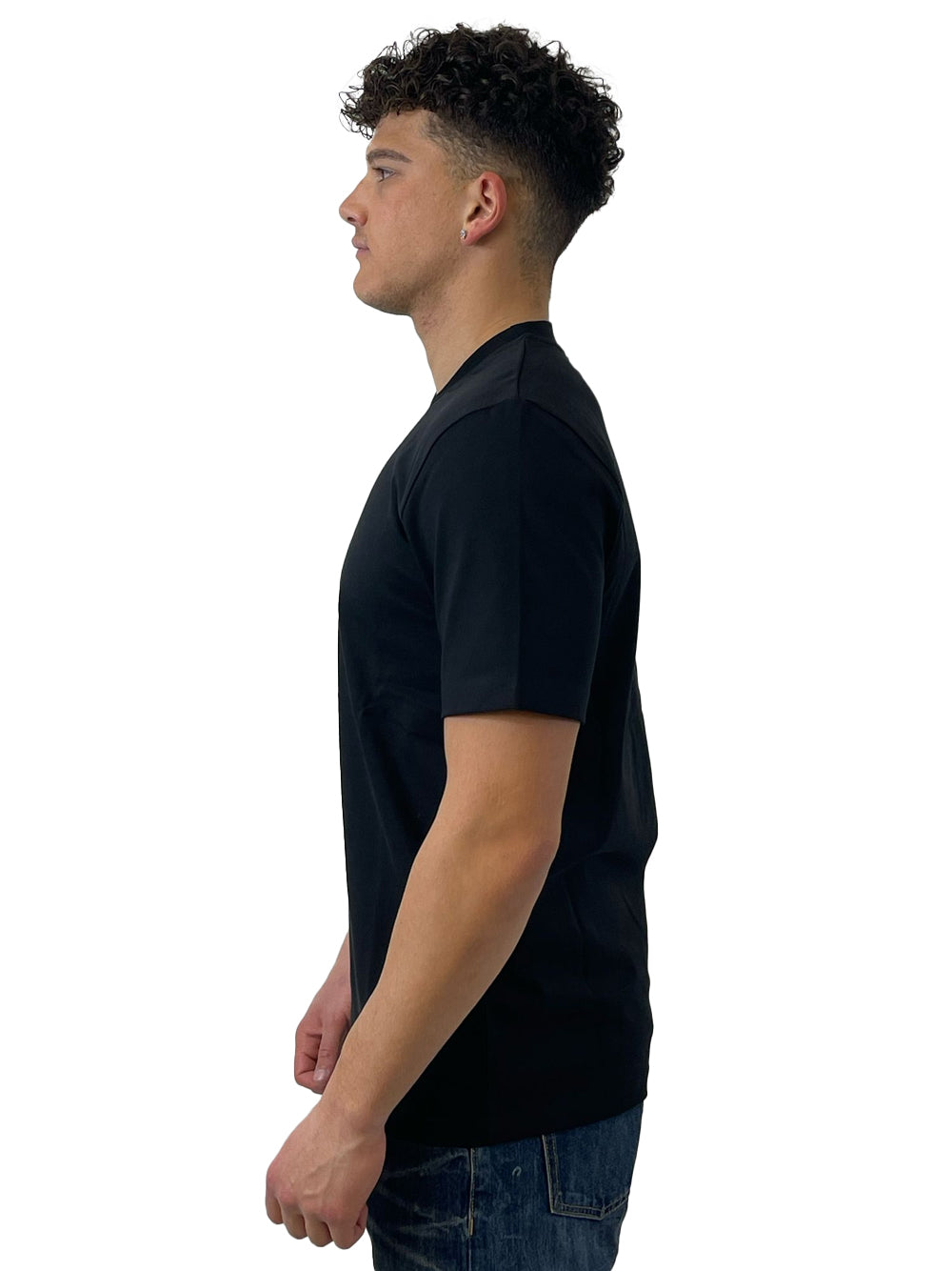 YES LONDON T-SHIRT NERA XM4207