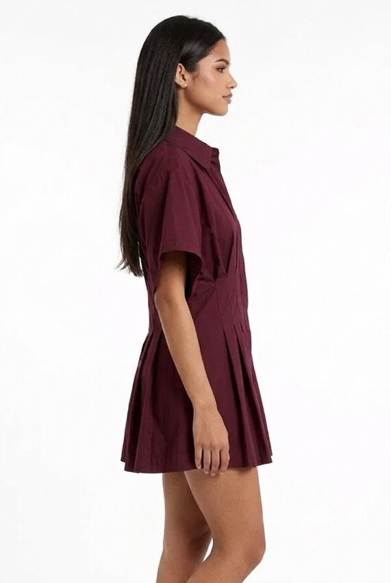 KOSTUMN ABITO CAMICIA KE2684 BORDEAUX