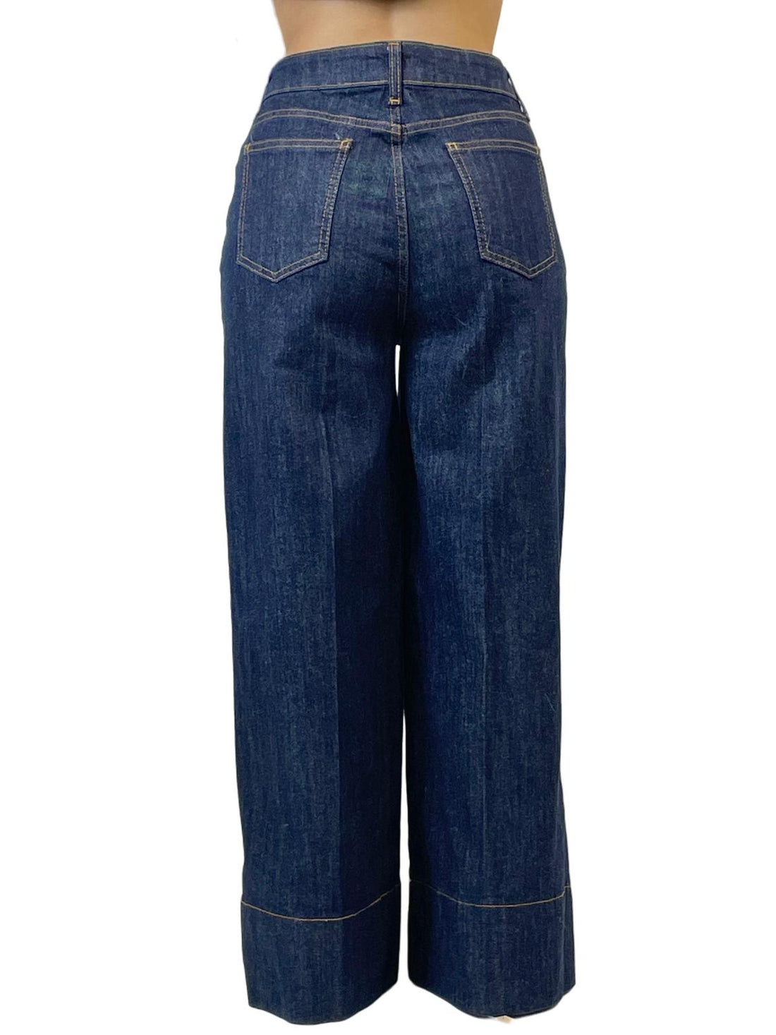 ACCADEMIA 20 JEANS BLU A PALAZZO