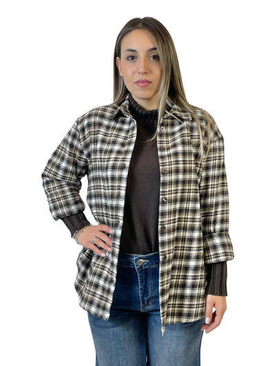 ACCADEMIA 20 CAMICIA LESLY MARRONE