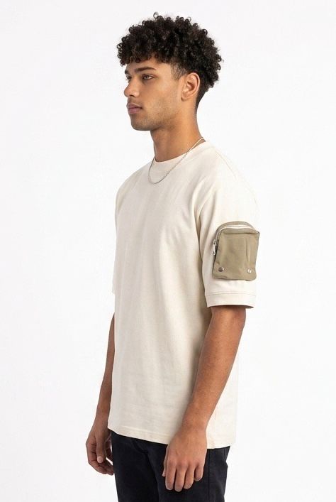 YES LONDON T SHIRT XM4263 BEIGE