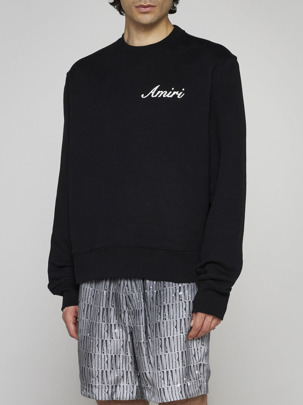 AMIRI SCRIPT LOGO CREW PF23MJL008