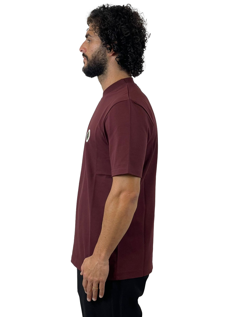 YES LONDON T-SHIRT BORDEAUX XM4218
