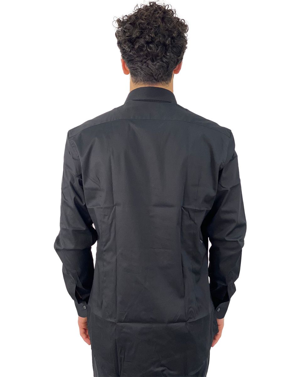 DANIELE ALESSANDRINI CAMICIA BASIC NERA