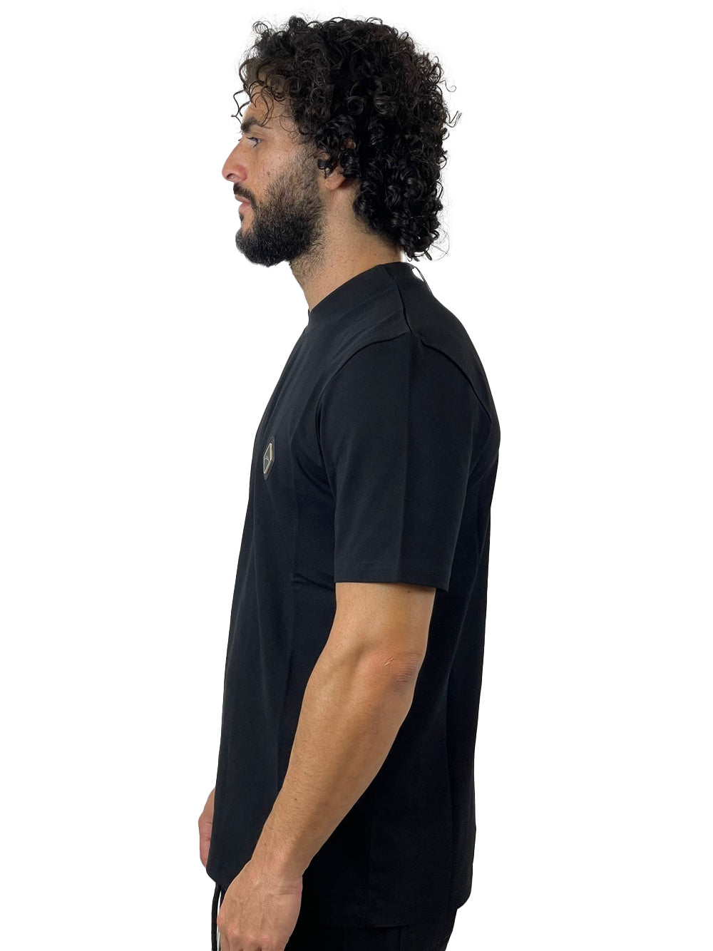 YES LONDON T-SHIRT NERA XM4218